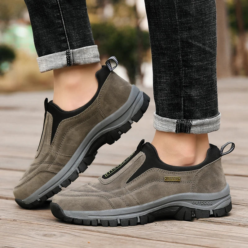 Men's non-slip casual sports shoes wear-resistant hiking shoes Outdoor 2024 fashion comfortable flat walking shoes for men