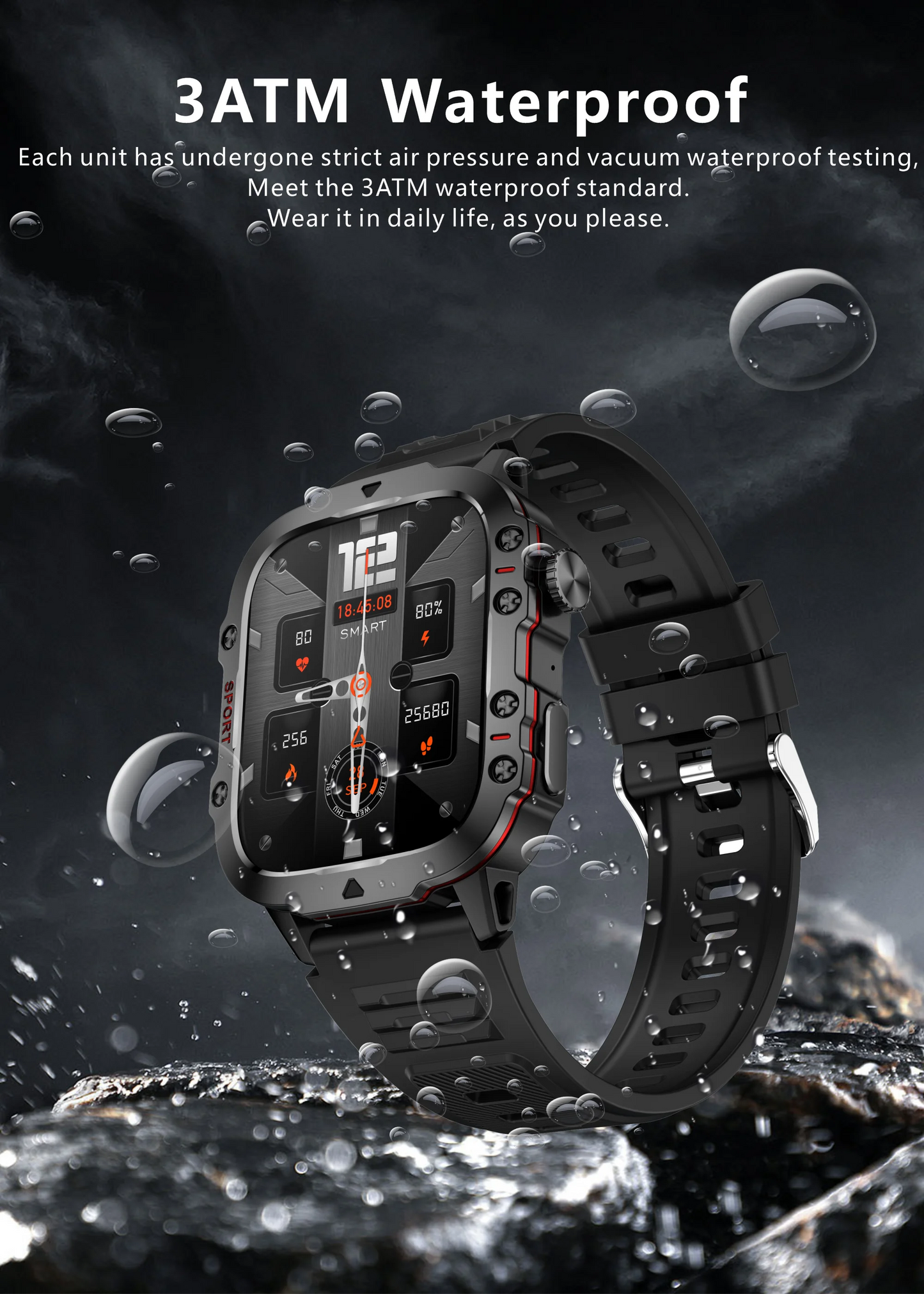 Original Men Smart Watch Bluetooth Call Fitness Clock 3ATM IP68 Swim Waterproof Sports Smartwatch for Women Xiaomi Android 2025