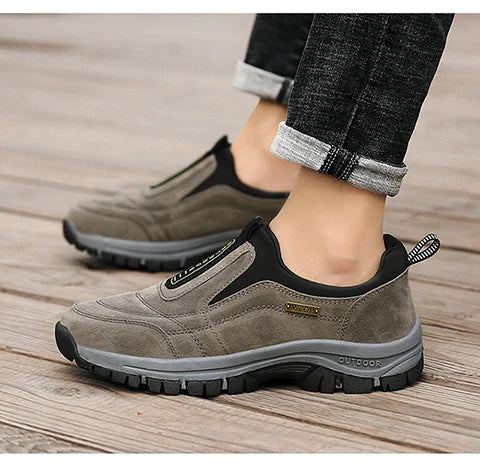 Men's non-slip casual sports shoes wear-resistant hiking shoes Outdoor 2024 fashion comfortable flat walking shoes for men