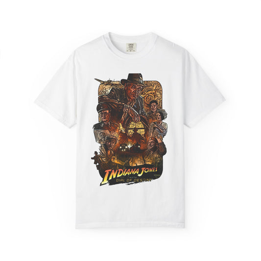 Adventure-Ready Indiana Jones Unisex T-Shirt, Vintage Movie Tee, Gamer Apparel, Cool Graphic Tee, Gift for Film Lovers, Casual Wear