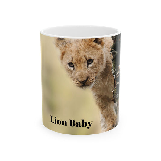 Lion Cub Ceramic Mug
