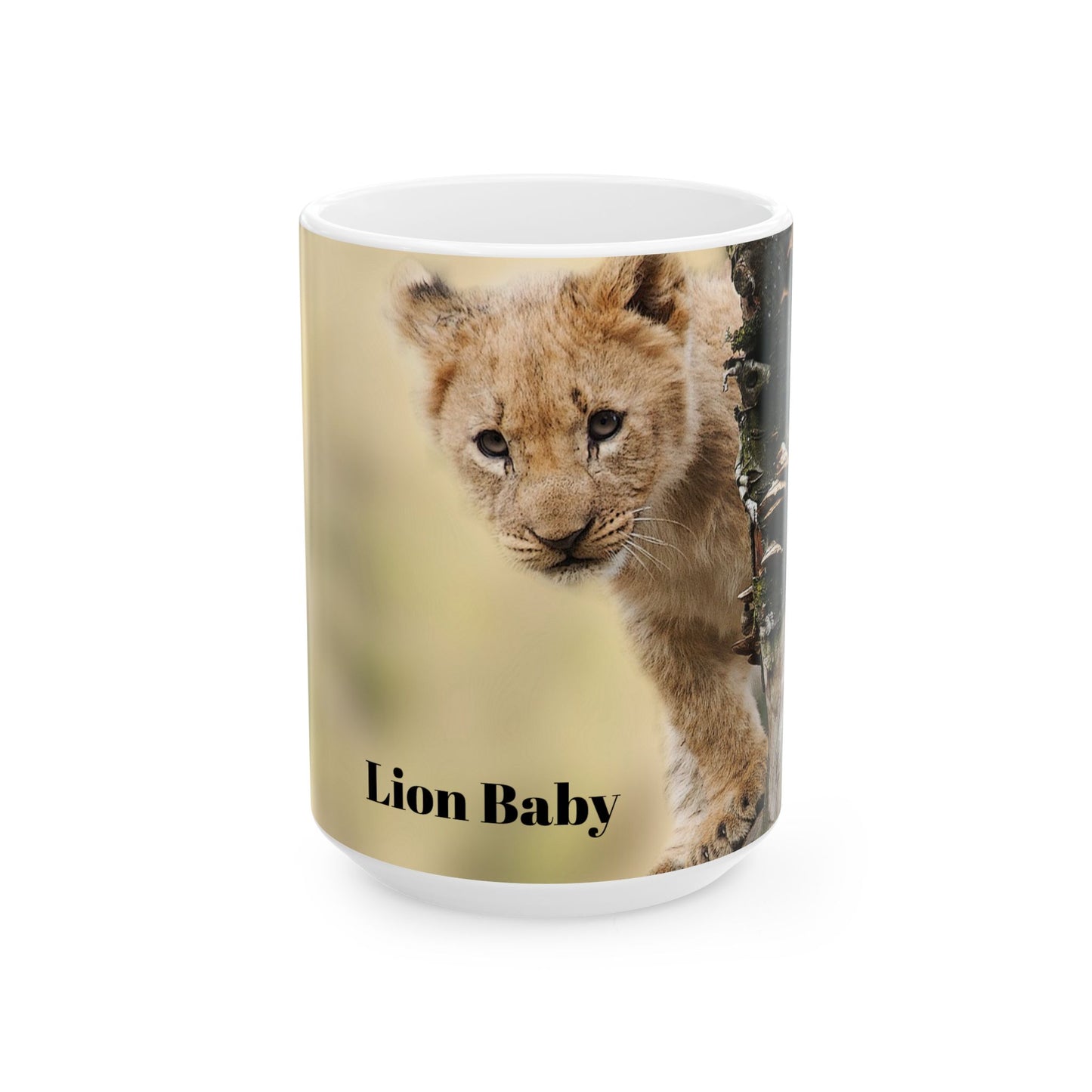Lion Cub Ceramic Mug