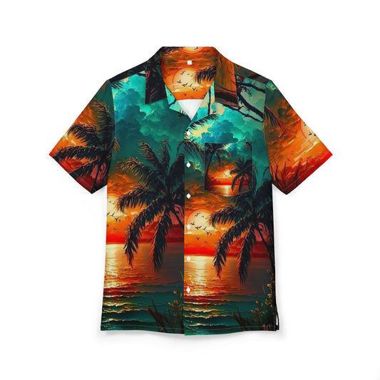 Unisex Hawaiian Shirt - Classic Minimalist Design