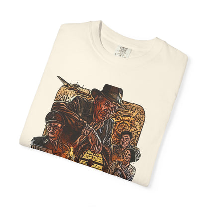 Adventure-Ready Indiana Jones Unisex T-Shirt, Vintage Movie Tee, Gamer Apparel, Cool Graphic Tee, Gift for Film Lovers, Casual Wear