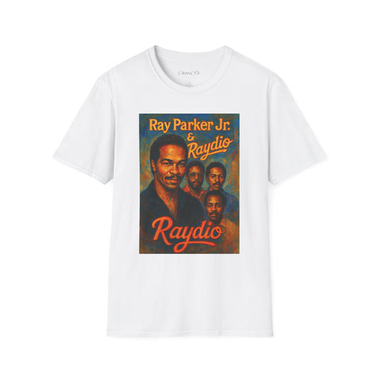 Retro Raydio Unisex Softstyle T-Shirt - Vintage Music Vibe