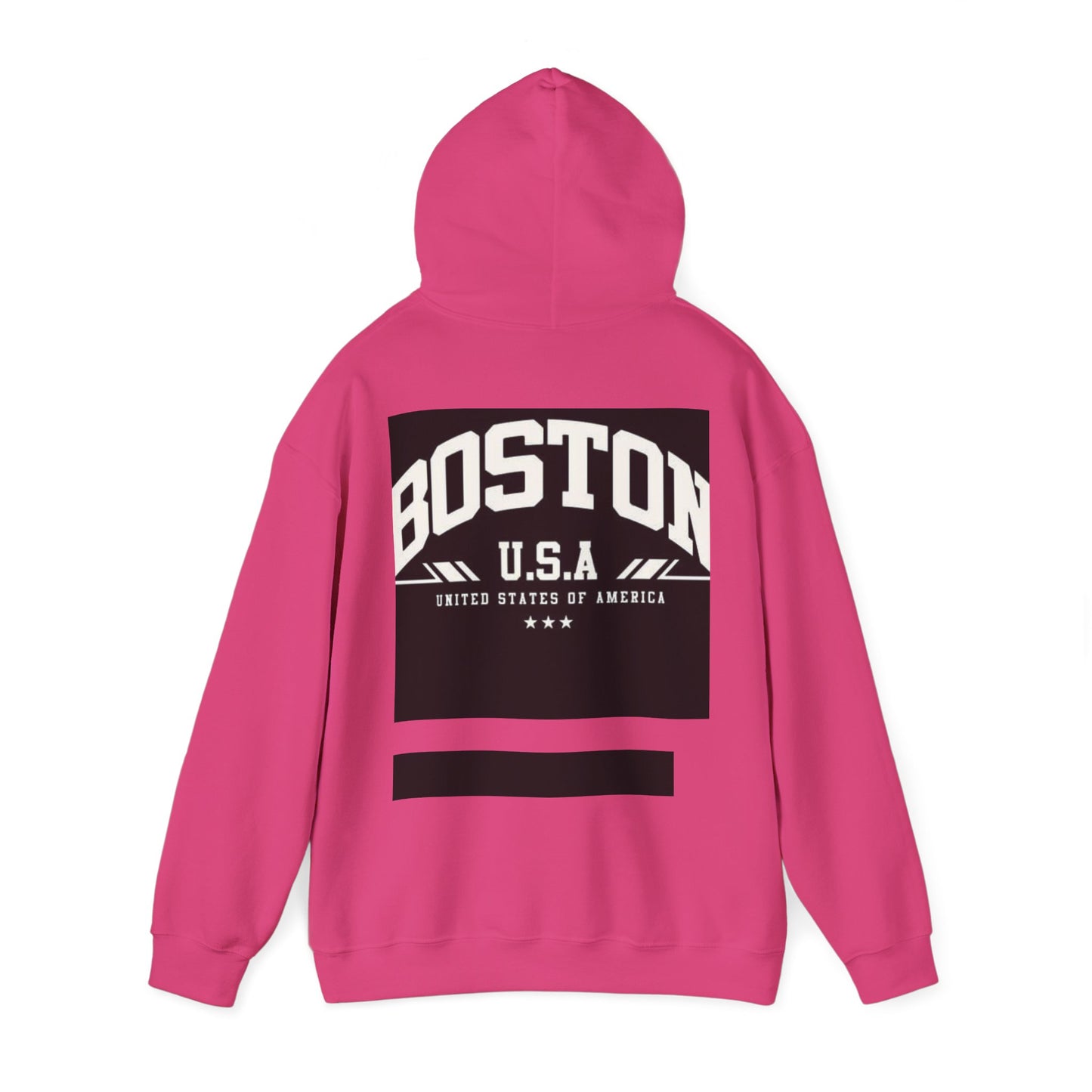 Boston USA Unisex Heavy Blend Hoodie | Cozy Sweatshirt for Travel Lovers, Gift for College Students, Fall Fashion